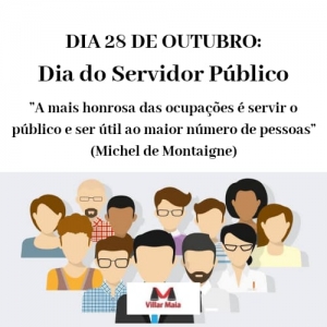 Dia 28 de outubro: Dia do Servidor Público