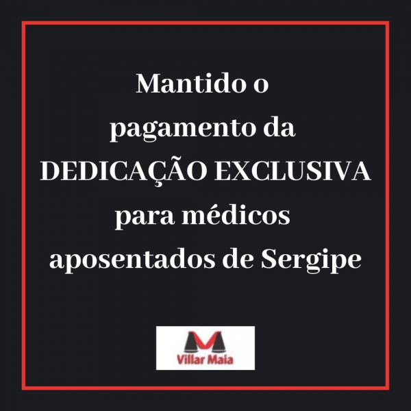 Dedicação exclusiva será mantida nos contracheques dos médicos de Sergipe