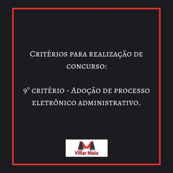9º critério: Adoção de processo eletrônico administrativo (PEN).