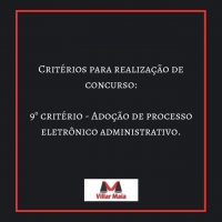 9º critério: Adoção de processo eletrônico administrativo (PEN).