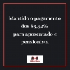 Aposentado e pensionista da Funasa continuarão recebendo os 84,32%